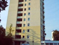 Moos- und Algenentfernung - Hochhaus in Hamburg - nachher